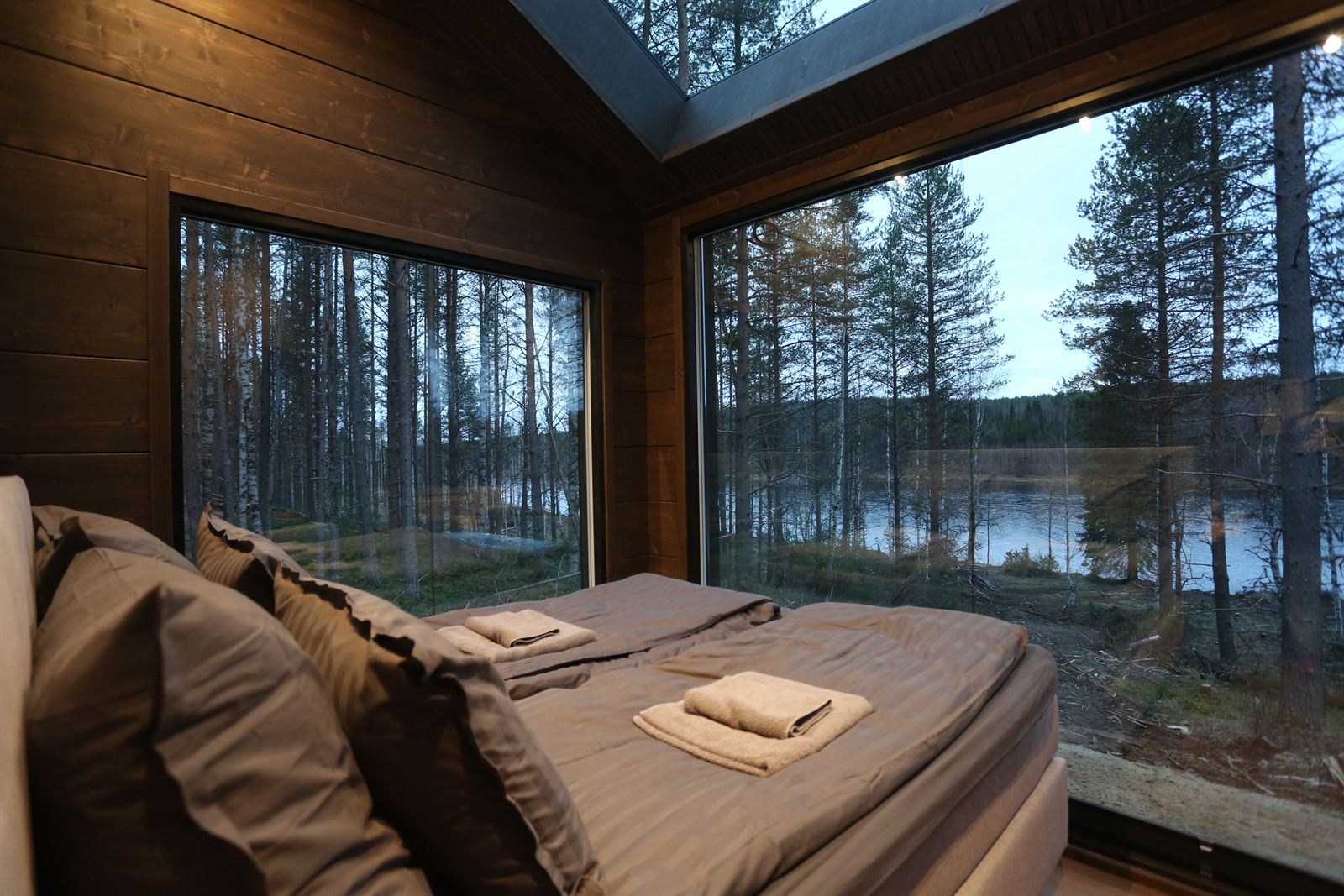 Main bedroom with skylight