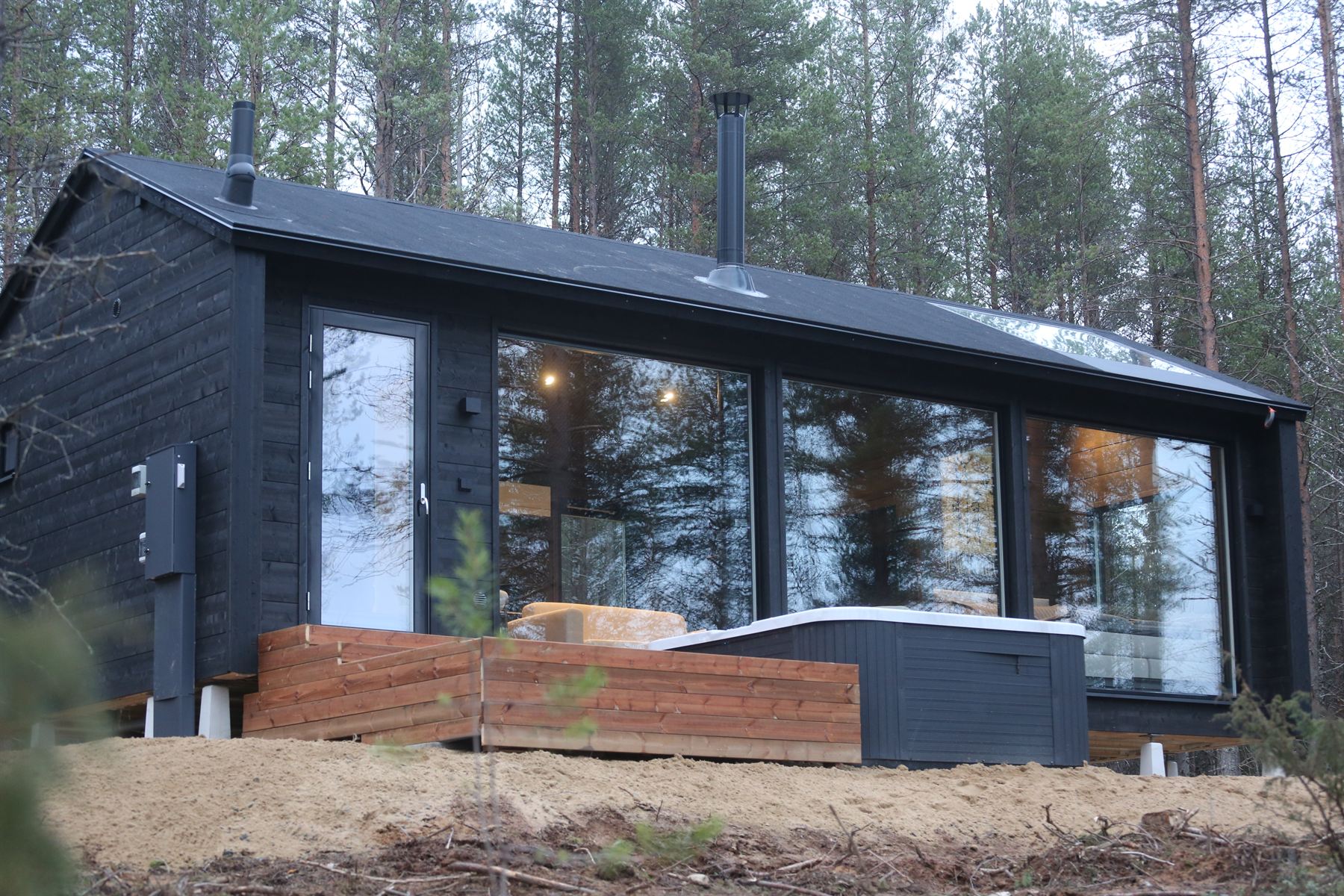 The villa among the pines